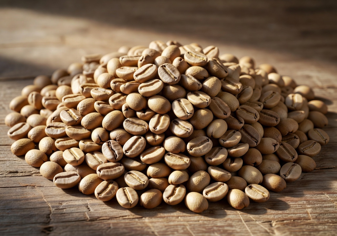 Decaf coffee beans
