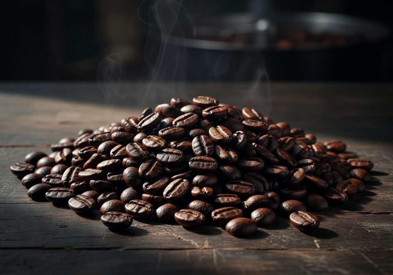 Giant Steps dark roast coffee beans